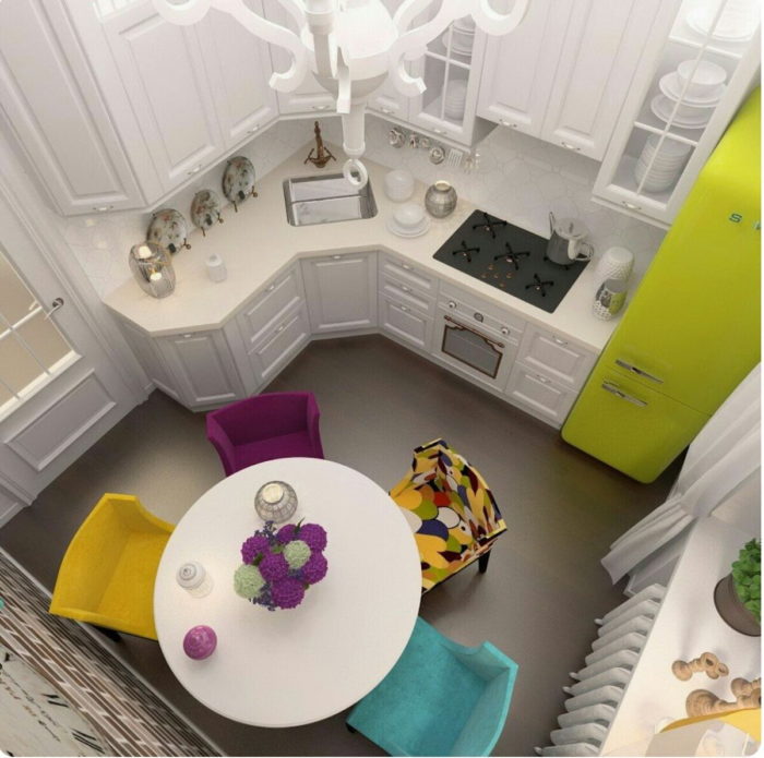 Дизайн кухни 5 кв метров - 80 фото-идей