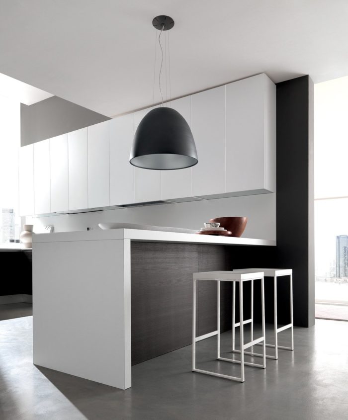 Современный дизайн кухни в стиле минимализм – варианты оформления с фото