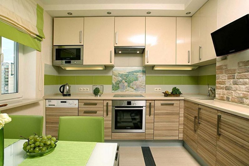 Дизайн кухни 9 кв метров - 80 фото-идей