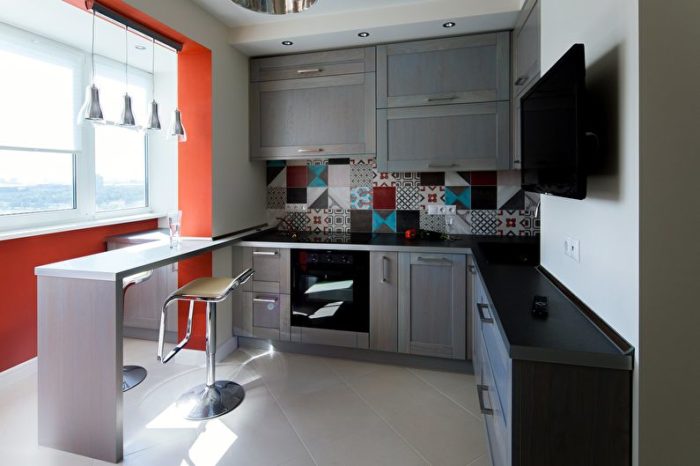 Дизайн кухни 9 кв метров - 80 фото-идей