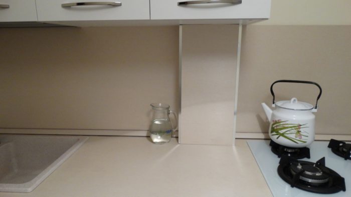 Как спрятать газовую трубу на кухне – фото-идеи и оригинальные решения
