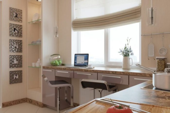 Интерьер и дизайн кухни с окном в рабочей зоне - 70 идей с фото