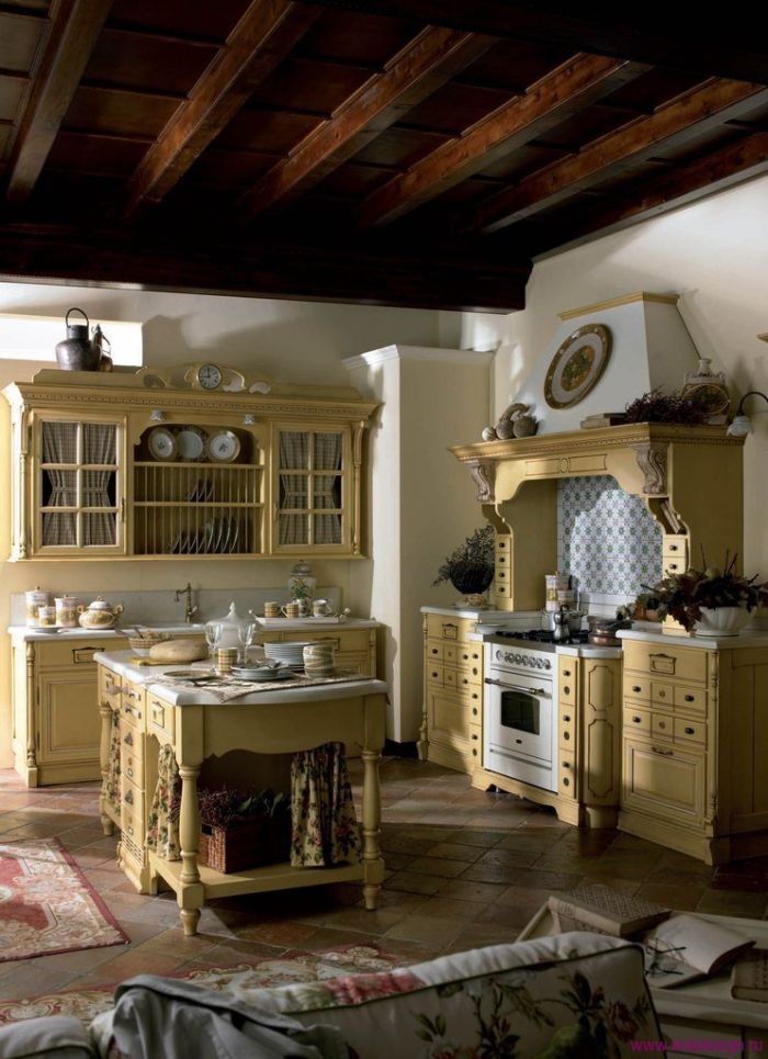 Кухня в стиле кантри - дизайн интерьера своими руками