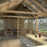 Летняя кухня для дачи - как обустроить, фото проектов для строительства